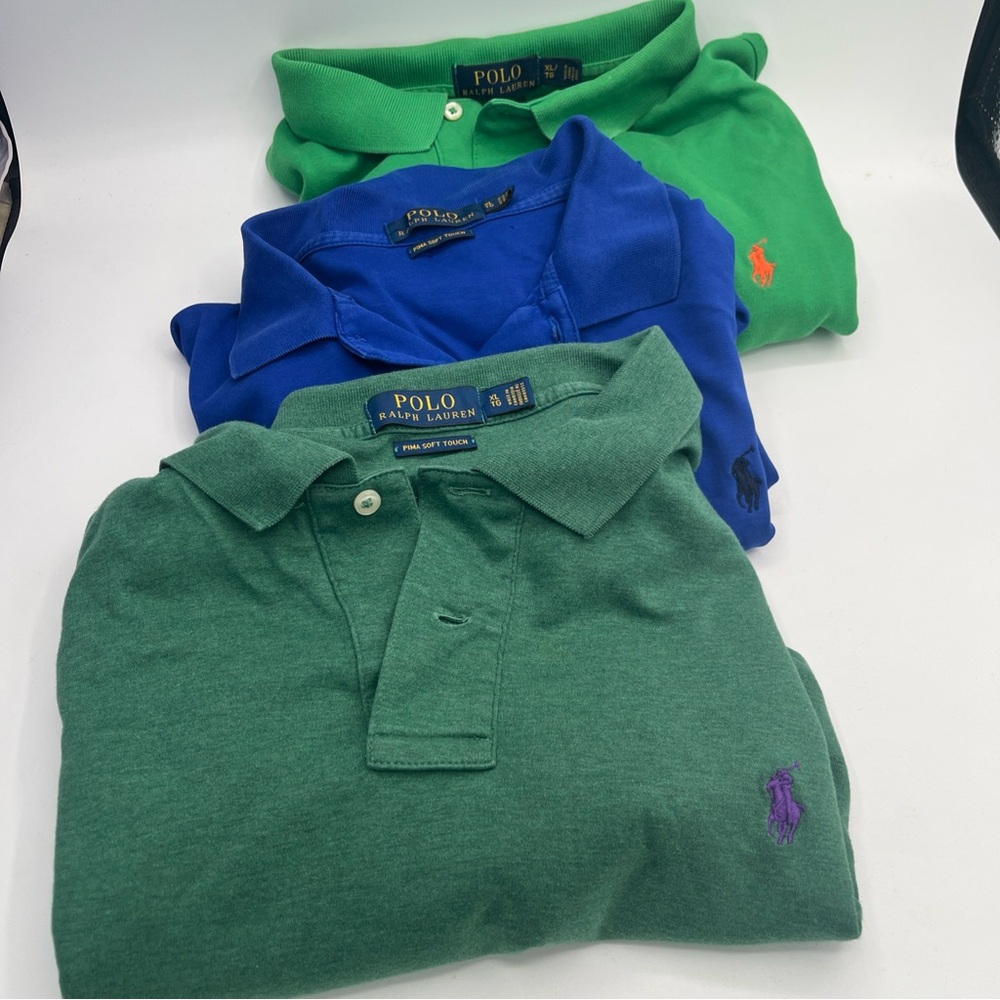 Polo Ralph Lauren Men’s XL Polo Shirts Pima Soft Touch